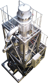 Ejector type VFCO concentrator for vegetable juice